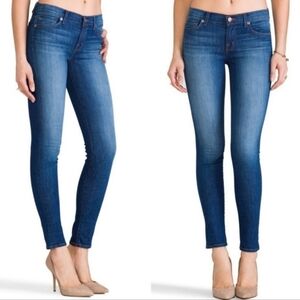  J Brand Karma Skinny Leg Ankle Medium Wash Mid Rise